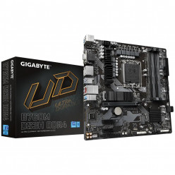 GIGABYTE B760M DS3H DDR4, Socket 1700, Intel® B760 (14/13/12th Gen CPU), 9Phases, CPU iGPU, Dual 4xDDR4-5333, VGA, HDMI, 2xDP, 1xPCIe X16, 4xSATA3, RAID, 2xM.2 4.0, 2xPCIe X1, ALC897 HDA 7.1, 1x2.5GbE LAN, 1xUSB-C 3.2 Gen2, 5xUSB 3.2, RGB Fusion 2.0, mATX